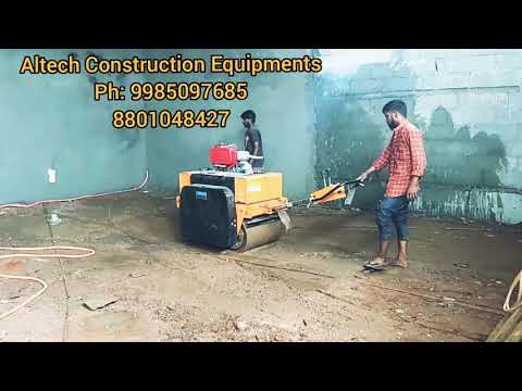 Double Drum Walk Behind Vibratory Road Roller