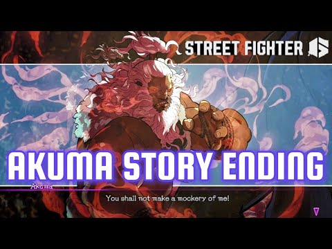 Street Fighter 6 - Akuma Arcade Mode Story Ending