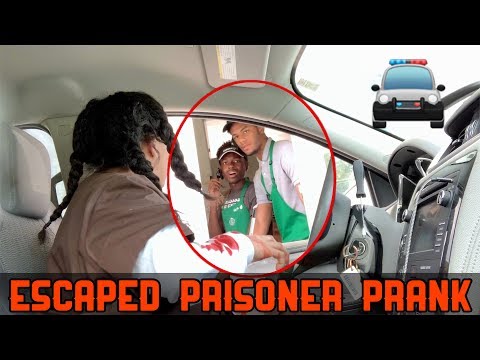 PRISONER DRIVE THRU PRANK!!