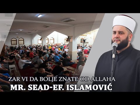 Zar vi da bolje znate od Allaha⁴ᵏ mr. Sead-ef. Islamović #hadzimehovadzamija