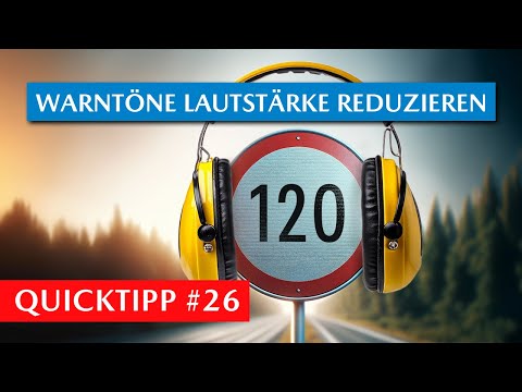 Warning Tone for Speed Limit Exceedance (TSR) Quieter / Mute | GSR & ISA | QuickTip #26