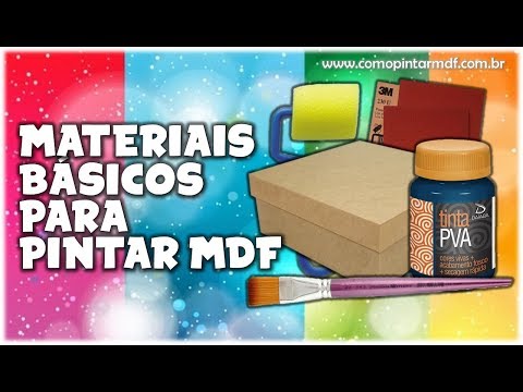 Material Para Pintar MDF Cru - Material Para Pintar Caixa de MDF e Madeira