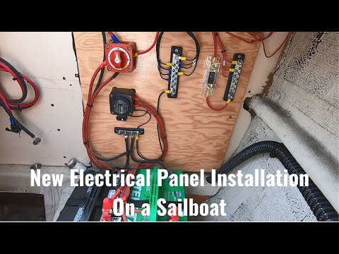 New Electrical Panel Installation !! O'Day 25 Sailboat | E25