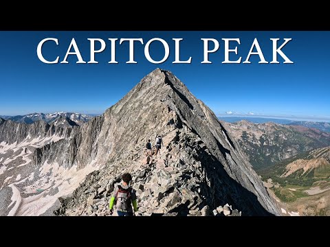 Capitol Peak | Hiking Colorado's Hardest 14er | 4k