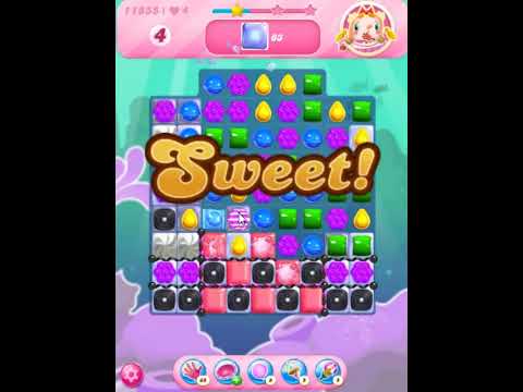 Candy Crush Saga Level 11855 - 3 Stars, 17 Moves Completed
