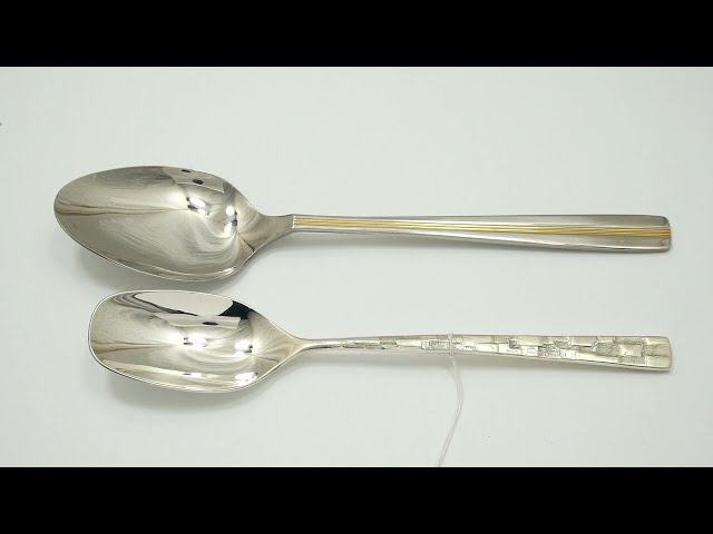 Серебряная ложка десертная 142ЛТ Видеообзор