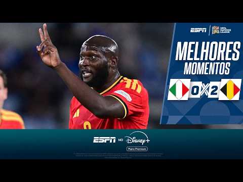Gols e melhores lances de Itália x Bélgica