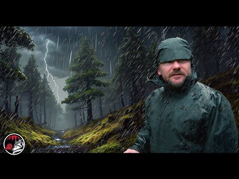 ⛈️ Forced to Take Shelter as Severe Storms Hits - Hail, Rain, Lightning & Thunder - ASMR Adventure