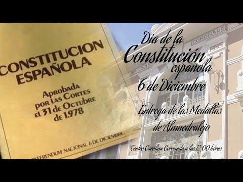 Día de la Constitución y Medallas de Almendralejo