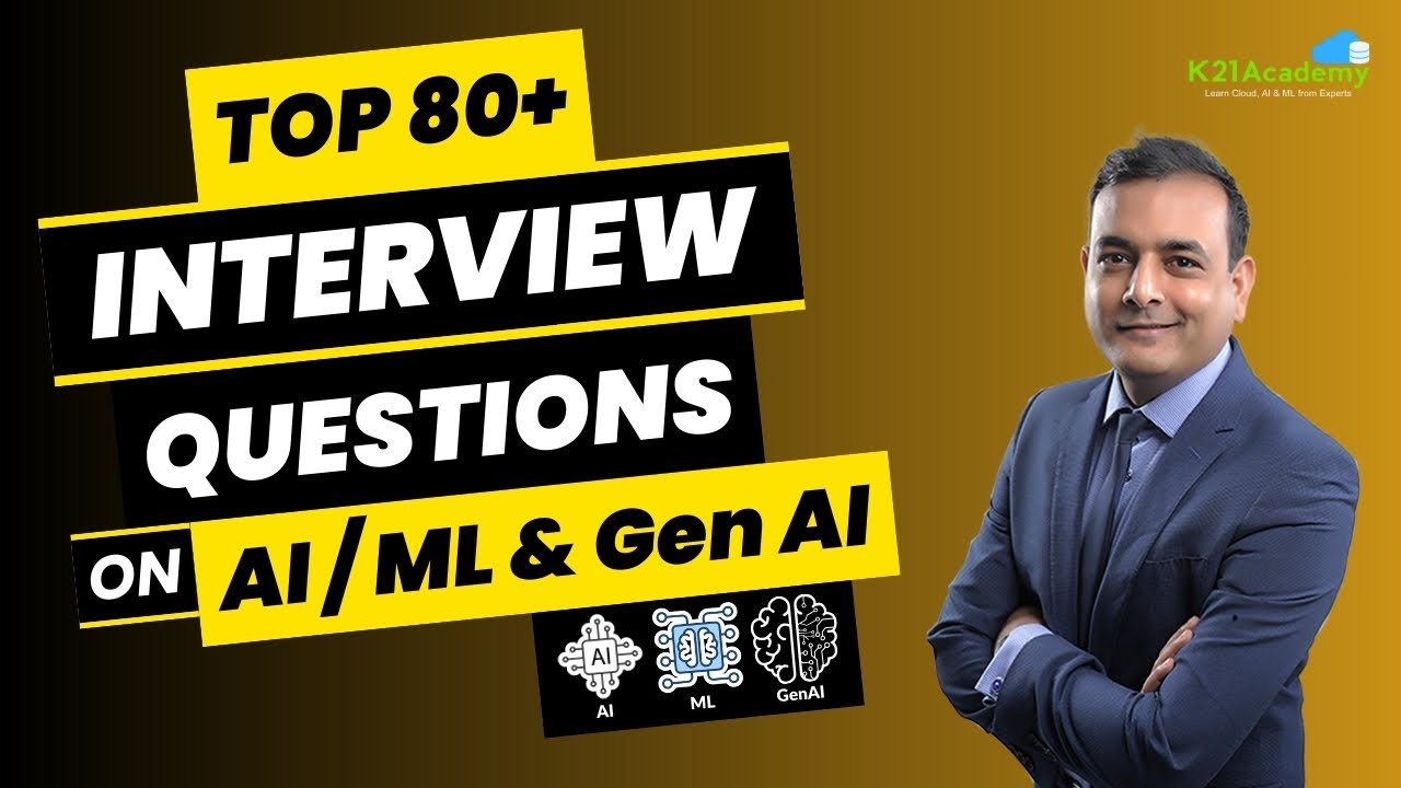 Top 80+ Interview Questions for Artificial Intelligence, Machine Learning & Gen AI⚡️