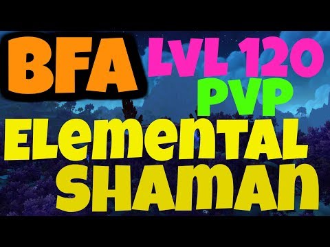 🔥BFA Lvl 120 PVP Elemental Shaman Battleground Gladiator's Sanctum