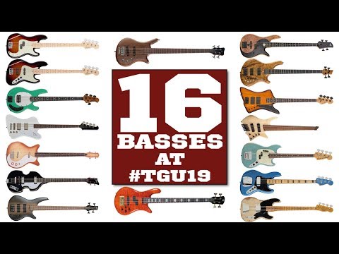 Comparing 16 Basses at #TGU19