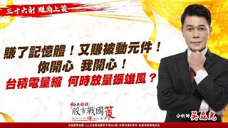 賺了記憶體！又賺被動元件！