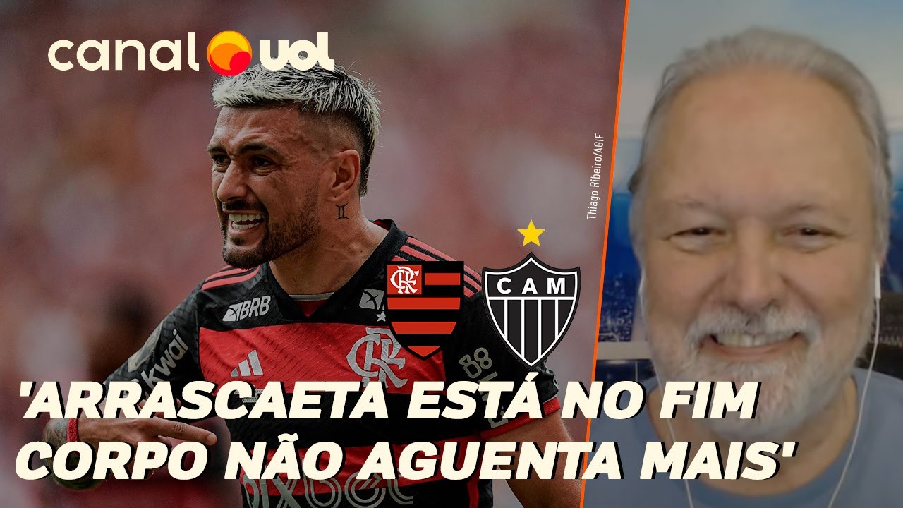 FLAMENGO: ARRASCAETA ESTÁ EM FASE FINAL COMO ATLETA; CORPO DELE NÃO AGUENTA MAIS, DISPARA RMP