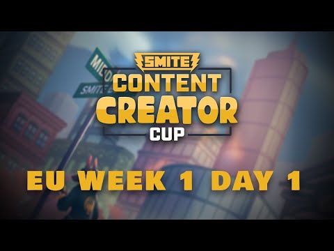 SMITE Content Creator Cup - EU Week 1 Day 1