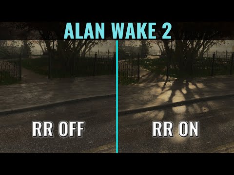 Alan Wake 2 - Ray Reconstruction On vs Off - RTX 3070 - 1440p