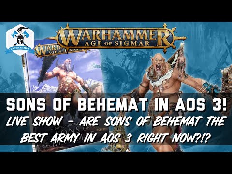 ARE SONS OF BEHEMAT THE BEST ARMY IN AOS 3 FOR COMPETITIVE PLAY? - LIVE DISCUSSION!