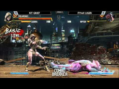 Killer Instinct Saucey Suite @ Combo Breaker 2015 - KIT Grief vs Fiyah Liger [720p/60fps]