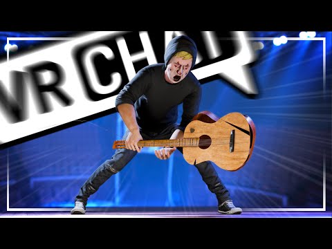 The ANGRIEST Guitar Player in VRCHAT