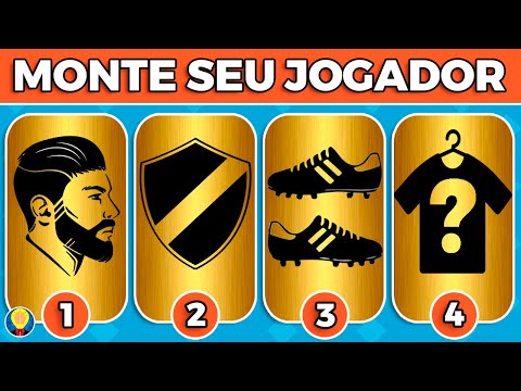 🔥 MONTE O SEU JOGADOR DE FUTEBOL PELAS CARTAS MISTERIOSAS | Jogo das escolhas | Quiz de Futebol