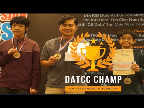 GM Priasmoro Novendra wins DATCC Rapid 2022