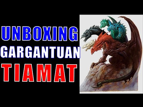 Unboxing Gargantuan Tiamat & Size Comparisons