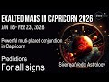 Mars Transit In Capricorn 2026 Jan 16 Vedic Astrology Predictions Astrology Sidereal