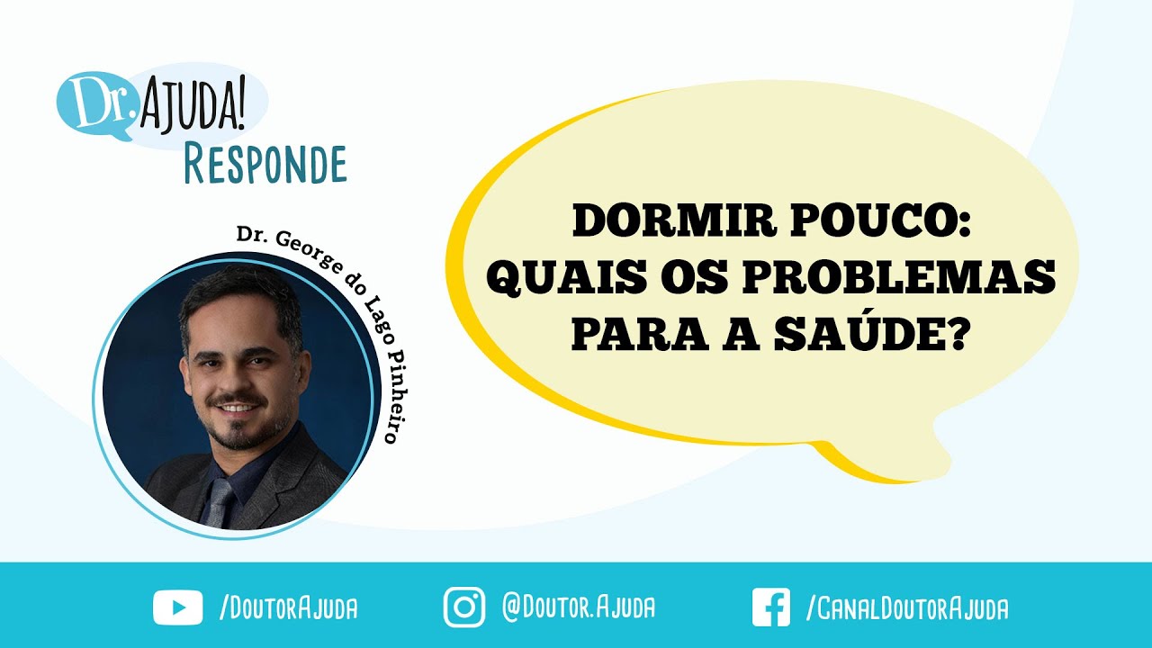 DORMIR POUCO: QUAIS AS CONSEQUÊNCIAS PARA A SUA SAÚDE?
