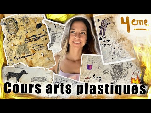 JE FILME UN COURS D'ART POUR LES 4EME !