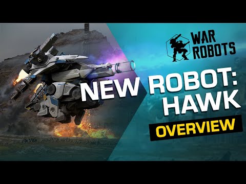War Robots: HAWK, Titan Slayer 🦅 | NEW ROBOT Overview (Get it in Icarus Cyber Show!)
