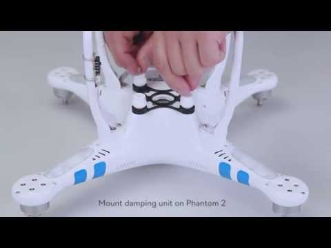 DJI   How to install the Zenmuse H3 3D on the New Phantom 2 1 - alGadgets UAE