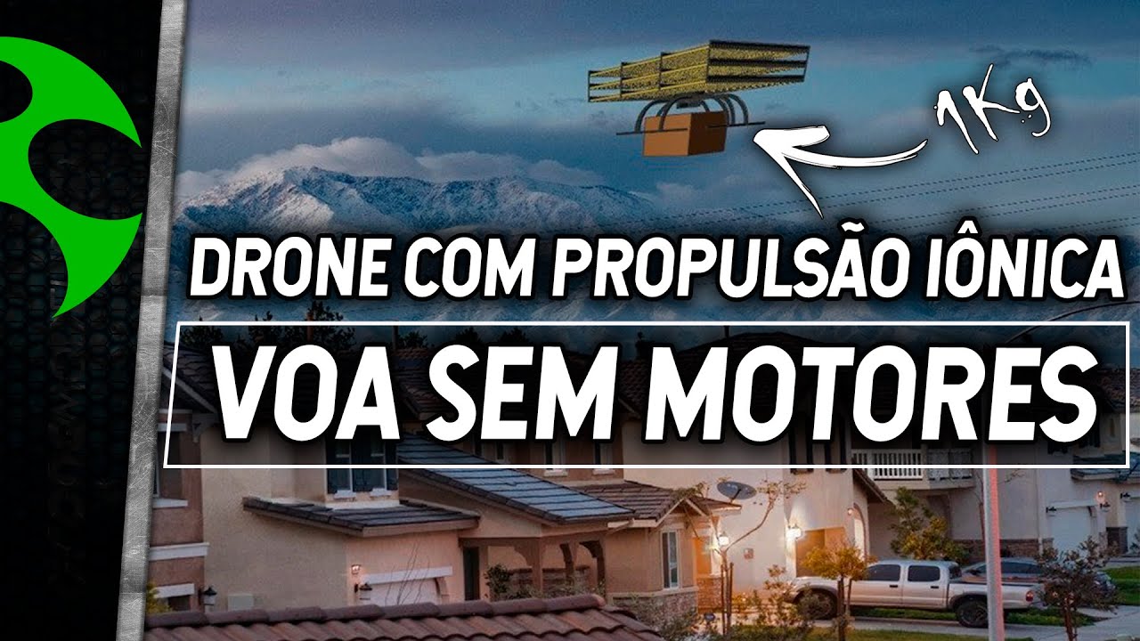 Empresa apresenta DRONE a PROPULSÃO IÔNICA (sem partes móveis)