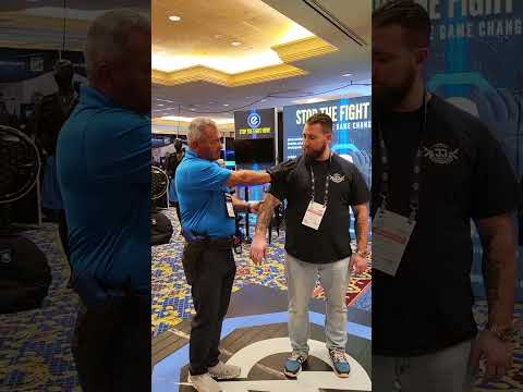 Compliant Technologies The Glove. Stop The Fight Now Demonstration (Tazer Glove) Shot Show 2023