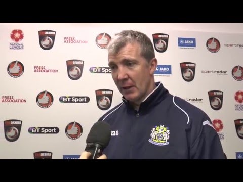 Jim Gannon Post-Match Interview - Gloucester City