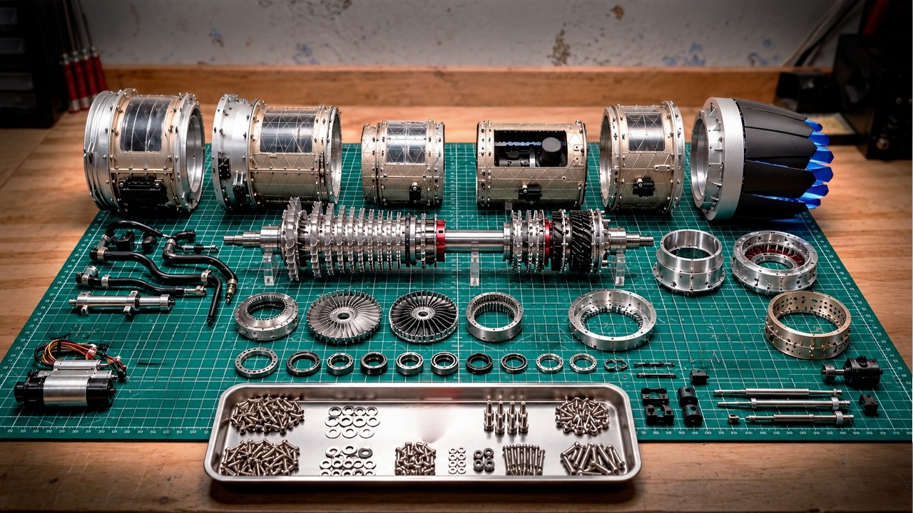 Assembling the Engine of a $100M F-35 FIGHTER JET (Build & Run)