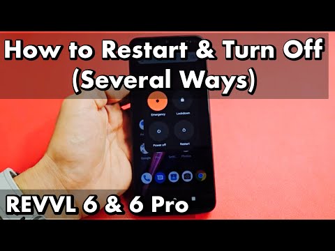 T-Mobile REVVL 6 Pro: How to Restart & Turn Off (several ways)