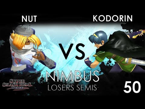 Nimbus #50 - Nut (Sheik) VS KoDoRiN (Marth) - SSBM Losers Semis