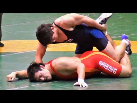 Wrestling in Japan レスリング - Waseda vs Takushoku