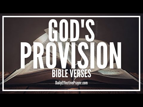 Bible Verses On God's Provision | Scriptures For Gods Provision (Audio Bible) Video