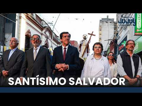 📿 FIESTA PATRONAL I El gobernador Sadir acompañó la celebración en honor al Santísimo Salvador.
