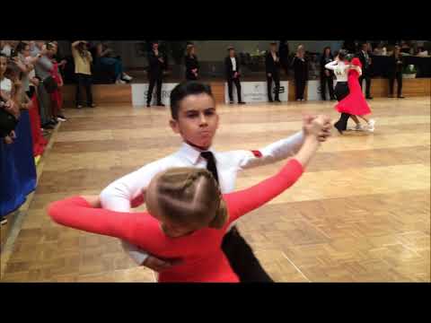 GOC STUTTGART 2018 Juvenille II 8 dances Final Ballroom Maxim Tereshin - Uliana Zelikovskaya