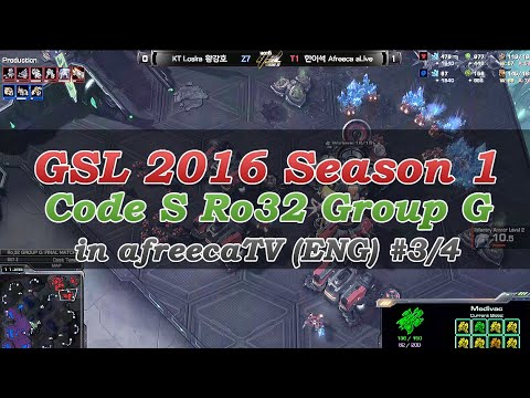 [GSL 2016 Season 1]  Code S Ro32 Group G in AfreecaTV (ENG) #3/4
