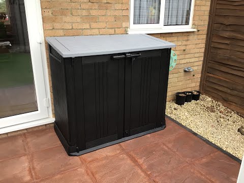 Assemble My Keter Nova Storage Bin Single Handed
