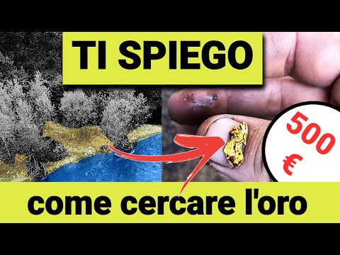 I teach you HOW TO LOOK FOR GOLD NUGGETS IN ITALY - Italian rivers hide a hidden treasure!