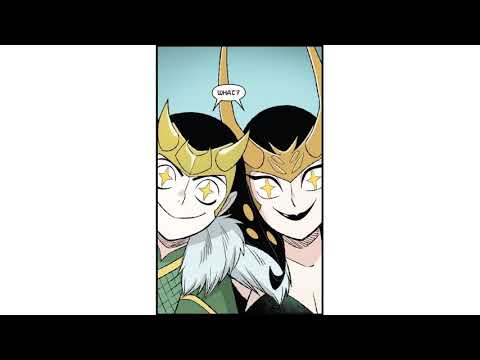 Loki Meets Lady Loki ( Marvel: Double Trouble Comic Dub )
