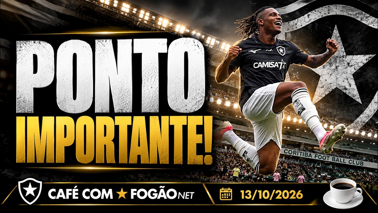 LIVE CAFÉ COM FOGÃONET | Botafogo melhora e traz ponto importante; Arthur Cabral aumenta jejum de gols