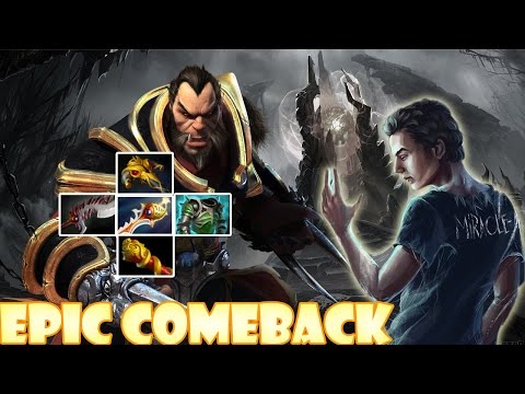 Miracle Imba Lycan Comeback vs Badman Necro Dota 2