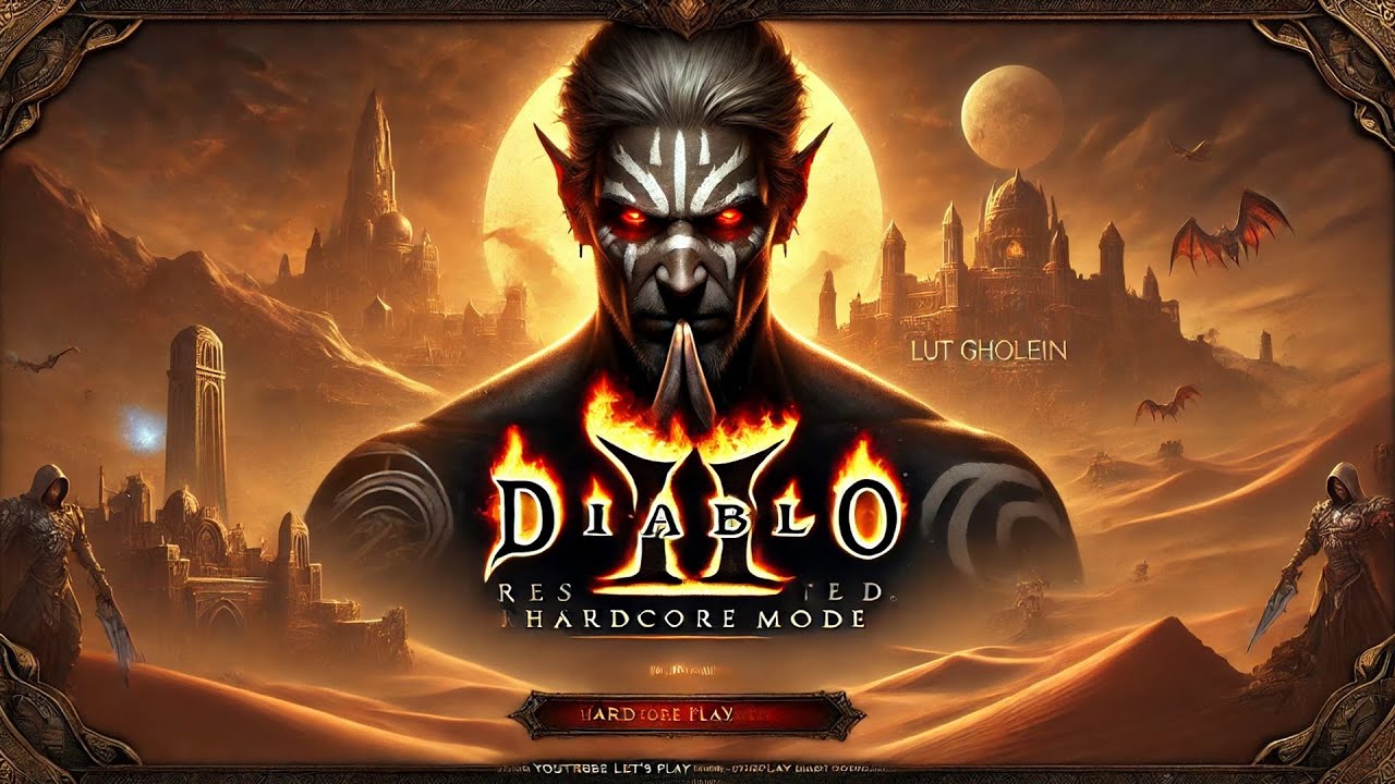 #diablo2resurrected Saison 9 - Akt 2 - BOSS DURIEL  Hardcore only 1 Life #runenlernen #gameplay