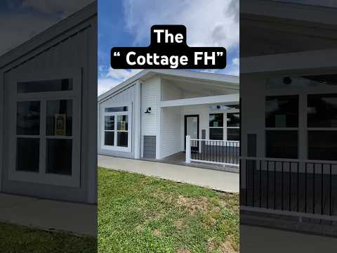 The “Cottage Farmhouse” mobile home!🤯 #shorts