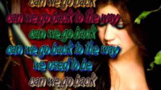 Kelly Clarkson Can We Go Back+Lyrics On ScreenHQ